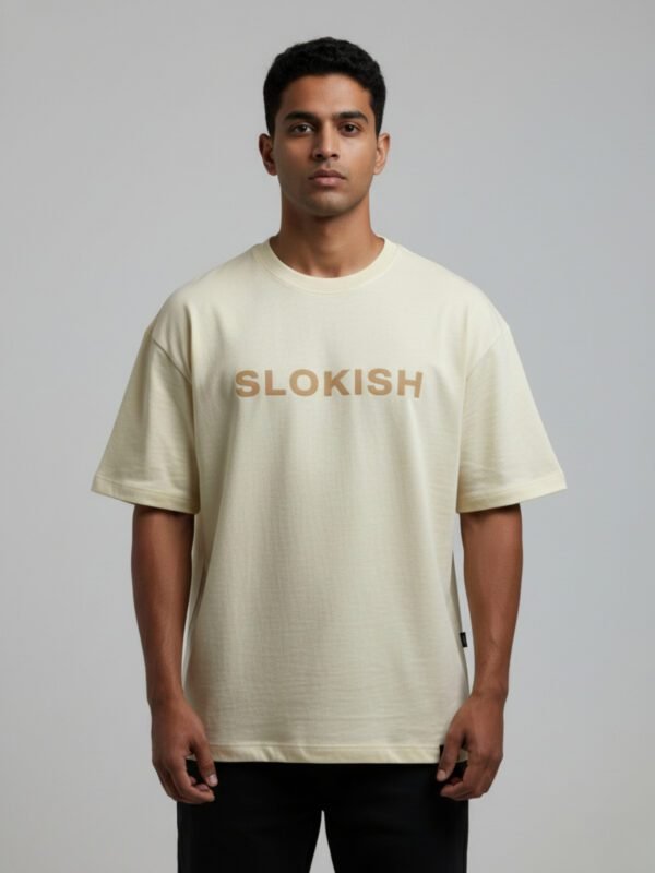 Sand Beige Oversized tshirt
